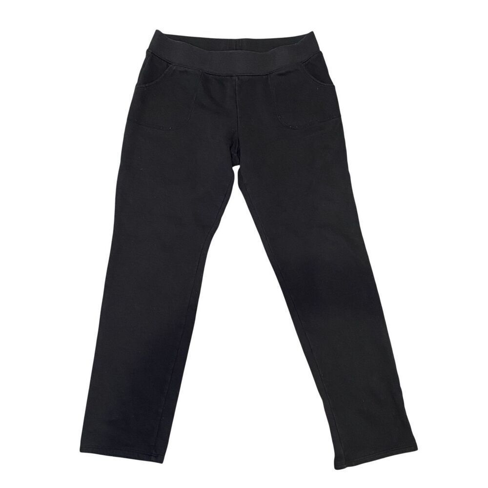 Athletic Works Black Sweatpants Pull On Lounge Pants Girls XXL 18 Sports Casual